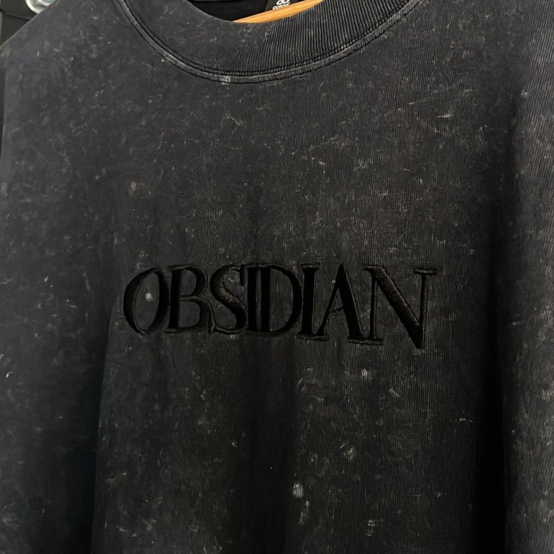 OBSIDIAN STONEWASH HEAVYWEIGHT TEE