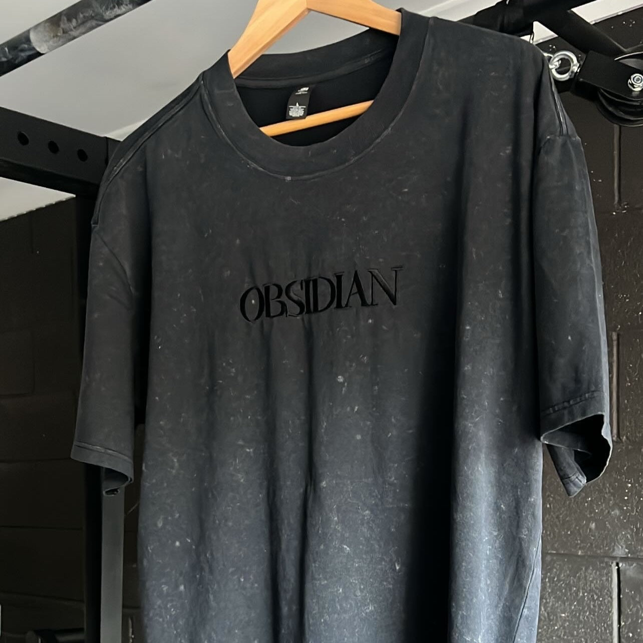 OBSIDIAN STONEWASH HEAVYWEIGHT TEE