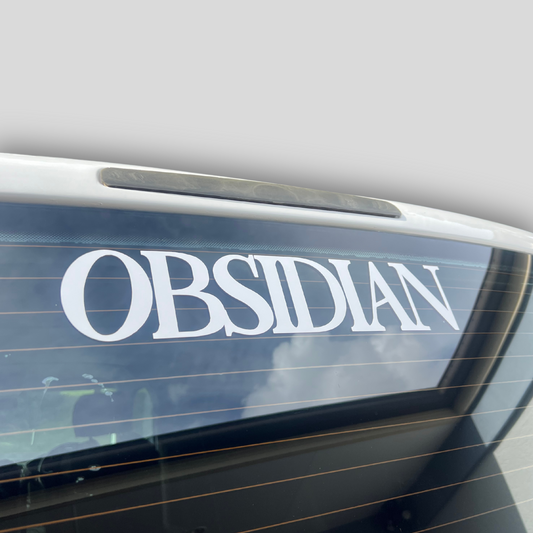 OBSIDIAN CAR STICKER